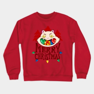 Cat - Merry Christmas Crewneck Sweatshirt